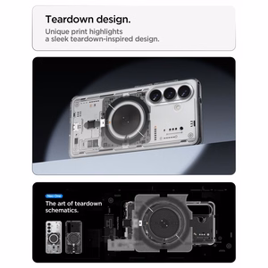 Spigen Ultra Hybrid Mag MagSafe ümbris Samsung Galaxy S26+ Neo One - läbipaistev