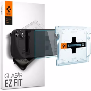 Spigen Glas.tR EZ Fit Karastatud klaas jaoks Steam Deck