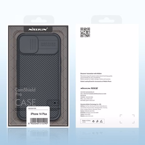 Nillkin CamShield Pro ümbris iPhone 14 Plus Armor Cover Kaamerakaitse must