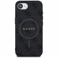 Guess PU Leather 4G Colored Ring Ümbris with MagSafe jaoks iPhone 16e - must