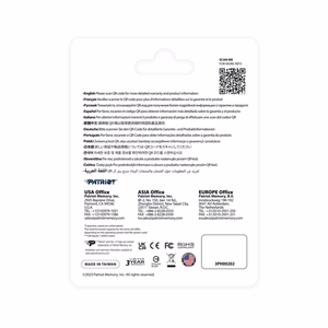 Patriot Memory Tab T560 64GB USB flash drive Dual USB 120MB/s (PS64GT560DS5D) hõbedane