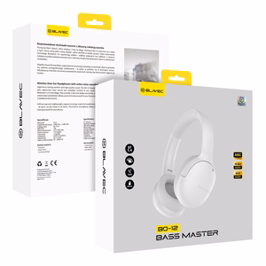 Blavec Over-ear Bluetooth Kõrvaklapid BO-12 Bass Master ANC (BO12-W) valge