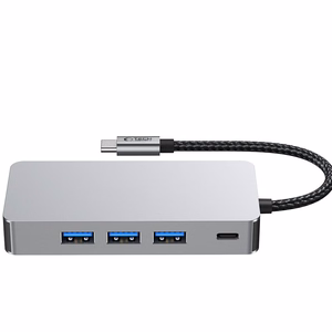 Tech-Protect HB05 HUB 9in1 USB-C + USB2.0 + USB3.0 + HDMI 4K 60HZ + SD / TF + PD100W + RJ45 adapter - hall