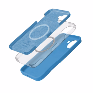 Crong Color Cover Magnetic MagSafe ümbris seadmele iPhone 16, sinine