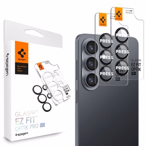 Spigen Glas.Tr Ez Fit Optik Pro HD Kaamera kaitse 2-pack Samsung Galaxy S26+ - must