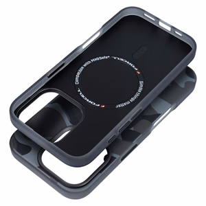 Ümbris jaoks iPhone 16 PLUS Forcell F-Protect Levels Dual Layer 4D technology compatible with Magsafe Military Drop-Test must camo