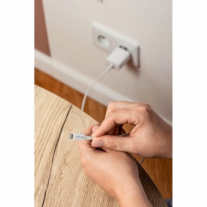 Kaabel USB A to Lightning Forcell F-Energy MFi 2,4A 12W 1 m C703 valge
