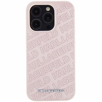 KARL LAGERFELD ümbris jaoks IPHONE 15 Pro Max KLHCP15XPQKPMP (Quilted Pattern) roosa