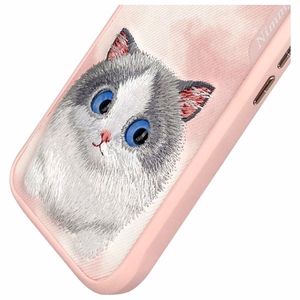Nimmy Big Eyed Pet 2.0 Cat Ümbris jaoks iPhone 16 - Roosa