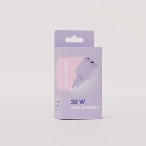 COLORUM wall laadija USB-A + USB-C PD 30W CLS30-AC-09 xLavenda