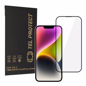 Tel Protect 10X HD DLC Diamond Coating karastatud klaas iPhone 17E 16E 14 13 Pro 13 jaoks