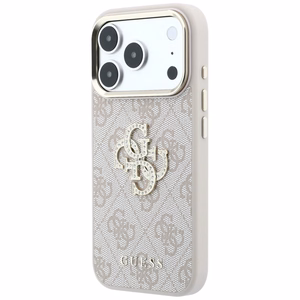 Guess 4G & Big Strass Logo ümbris mudelile iPhone 17 Pro / 18 Pro – värv: roosa