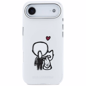 Karl Lagerfeld Karl & Choupette Back MagSafe Ümbris for iPhone Air - Clear