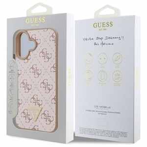 Guess New 4G Triangle Ümbris jaoks iPhone 16 Plus - valge