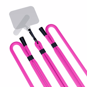 3mk EasyClip telefoni kaelapael, roosa (mustad detailid)