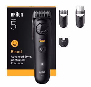 Braun BeardTrimmer 5 BT5520 триммер для бороды аккумуляторный 40 2 cm для влажного и сухого использования черный