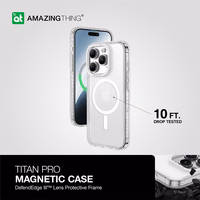 Amazing Thing Titan Pro Magsafe Ümbris 10FT IP156.7PTMCL jaoks Iphone 15 Pro Max läbipaistev