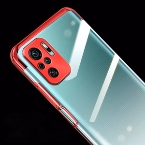 Selge värviga ümbris geel TPU galvaaniline raam kate Xiaomi Redmi Note 10 5G / Poco M3 Pro sinine