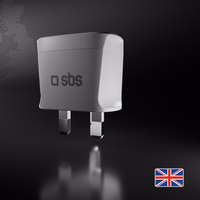 SBS UK Travel Adapter - Universal - Valge