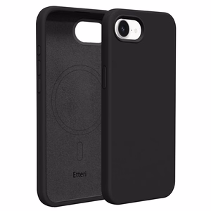 Etteri Silikoon Mag ümbris for iPhone 16e / 17e must