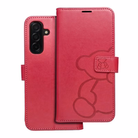 MEZZO Book ümbris jaoks SAMSUNG A26 5G teddy bear magenta