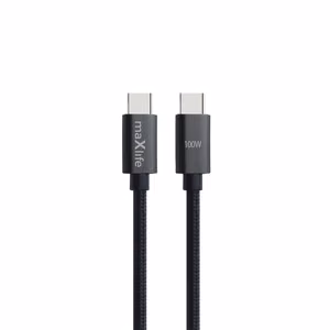 Maxlife MXUC-12 kaabel USB-C - USB-C 1,0 m 100W must