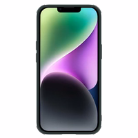Nillkin Textured S ümbris iPhone 14-le, soomustatud kate koos kaamerakattega, roheline