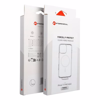 Kaane iPhone 17 PRO MAX Forcell F-Protect Clear Hybrid Premium ühildub läbipaistva