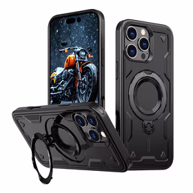 Hybrid Armor Trendy Ümbris with MagSafe jaoks iPhone 16 Pro Max - Must