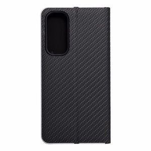 Флип-чехол для Samsung A35 5G Luna Book Carbon чёрный