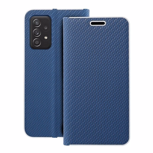Flip чехол для Samsung A52 5G / A52 LTE ( 4G ) / A52s 5G Luna Book Carbon синий