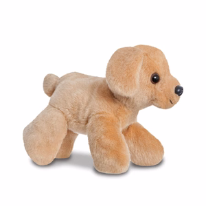 Fancy Pals PeekaBoo keskkonnahoidlik labradori plüüslelu roosas kotis, 20 cm