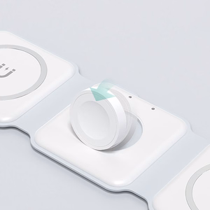 Dudao A11N 15W 3 в 1 индуктивное зарядное устройство - белый + кабель USB-C USB-C