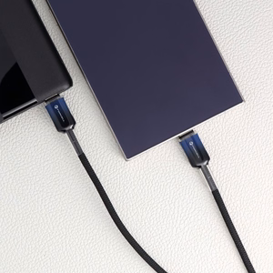 Cable USB C to USB C Forcell F-Energy QC4.0 PD 5A 100W Gradient 1 m C357 black