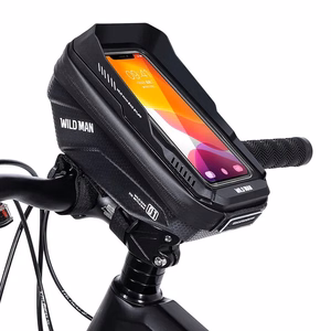 WILDMAN reisikott jalgratta juhtrauale lukuga, 1L (4 "- 7"), XT1, must