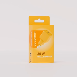 COLORUM wall laadija USB-A + USB-C PD 30W CLS30-AC-05 xYellow