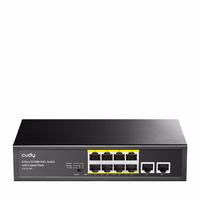Cudy FS1010P network switch Fast Ethernet (10/100) Power over Ethernet (PoE) must
