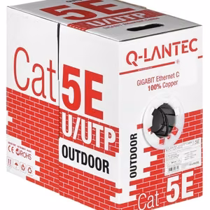 Q-LANTEC KIU5OUTS305Q võrgukaabel 305 m Cat5e U/UTP (UTP) must