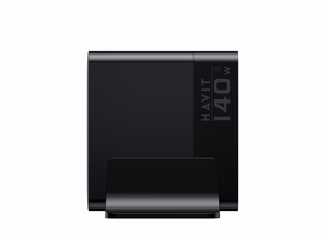 Havit UCLE004 EU - GaN viie pordiga reisilaadija 140 W, must