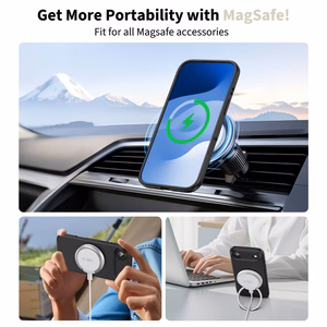 Tech-Protect Silicone MagSafe Ümbris jaoks iPhone 17 Air - Must