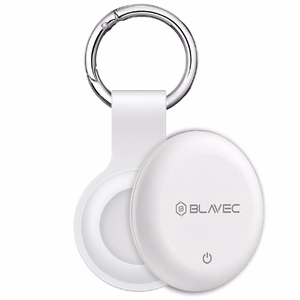 Valge Blavec BTG-02 Bluetooth-esemejälgija võtmerõngaga Apple'i ja Androidi seadmetele (BTBTG02-KW)