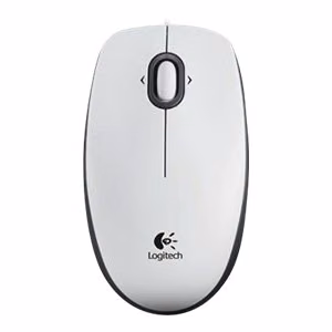 LOGI B100 Optical Mouse White USB OEM