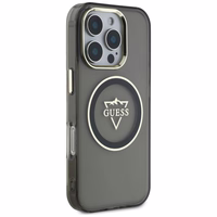 Guess IML Metal Mountain Logo MagSafe iPhone 16 Pro Max Ümbris - must
