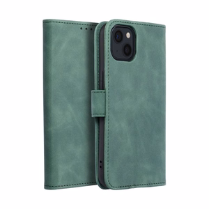 Чехол-книжка для iPhone 13 Tender Book зелёный