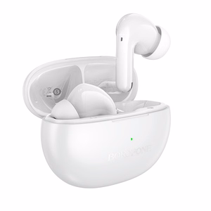 Valged TWS Bluetooth kõrvaklapid Borofone FQ16 Star, ANC+ENC, Smart AI