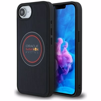 Original Ümbris RED BULL Meshed Logo and Punane Ring MagSafe jaoks Iphone 16e tumesinine