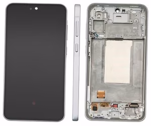 LCD screen Samsung A366 A36 5G koos touch screen ja frame Awesome Lavender original (assembled service pack)