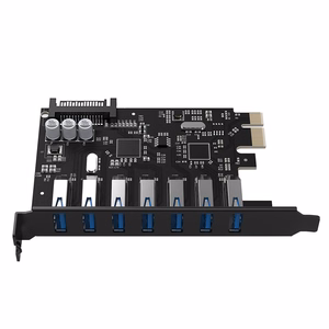 Orico PVU3 PCIe laienduskaart 7 USB 3.0 pesaga lauaarvutitele – must