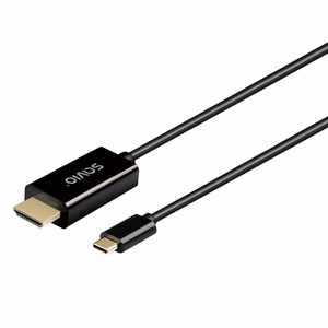 SAVIO CL-191 USB-C–HDMI kaabel, 30Hz, 2m, plastist