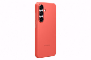 Samsung Silicone Case ümbris Samsung Galaxy S25 jaoks, punane